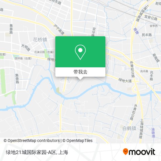 绿地21城国际家园-A区地图