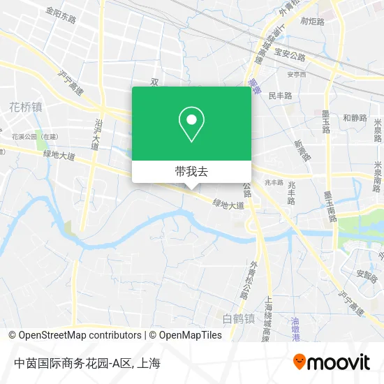中茵国际商务花园-A区地图