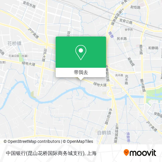 中国银行(昆山花桥国际商务城支行)地图