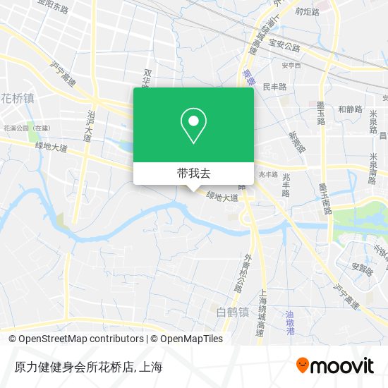 原力健健身会所花桥店地图