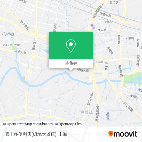 喜士多便利店(绿地大道店)地图