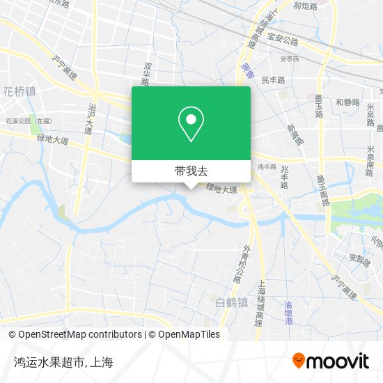 鸿运水果超市地图