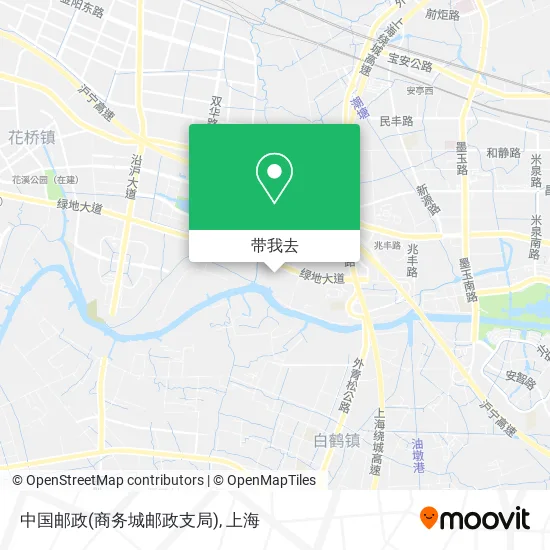 中国邮政(商务城邮政支局)地图