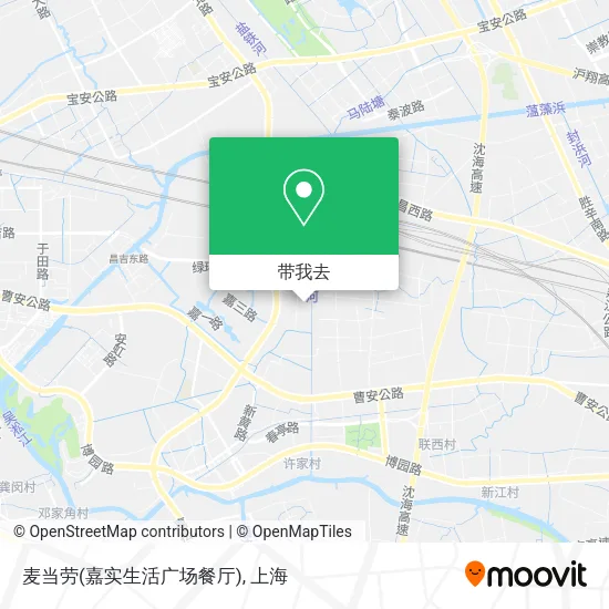 麦当劳(嘉实生活广场餐厅)地图