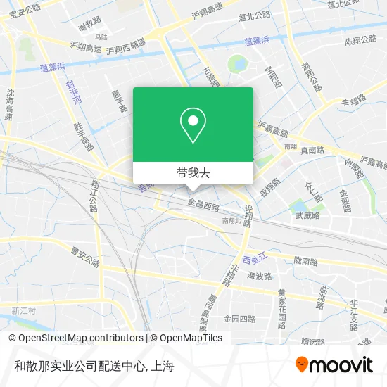 和散那实业公司配送中心地图