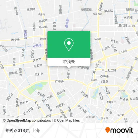 粤秀路318弄地图