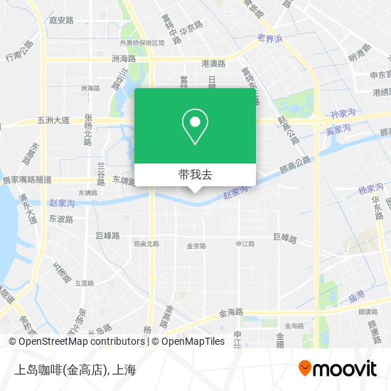 上岛咖啡(金高店)地图