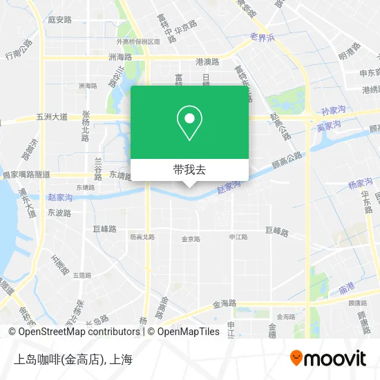 上岛咖啡(金高店)地图