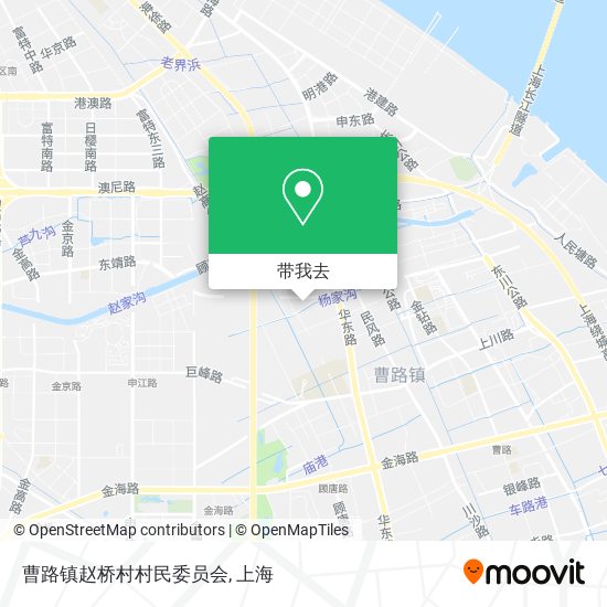 曹路镇赵桥村村民委员会地图