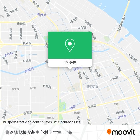 曹路镇赵桥安基中心村卫生室地图