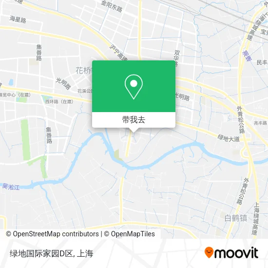 绿地国际家园D区地图