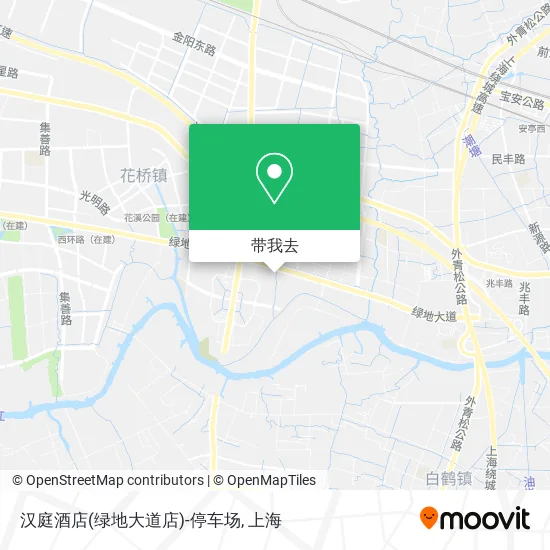 汉庭酒店(绿地大道店)-停车场地图