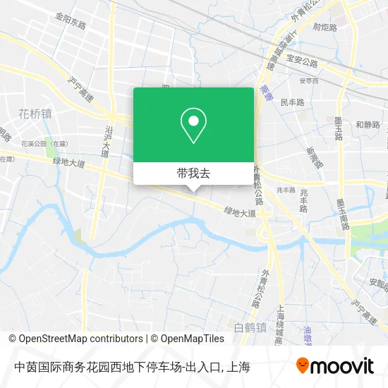 中茵国际商务花园西地下停车场-出入口地图