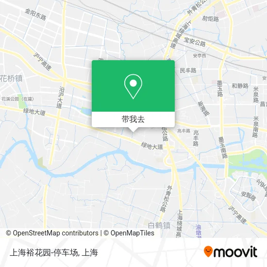 上海裕花园-停车场地图