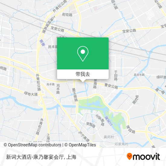 新词大酒店-康乃馨宴会厅地图