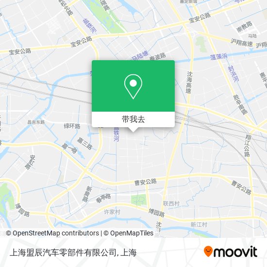 上海盟辰汽车零部件有限公司地图