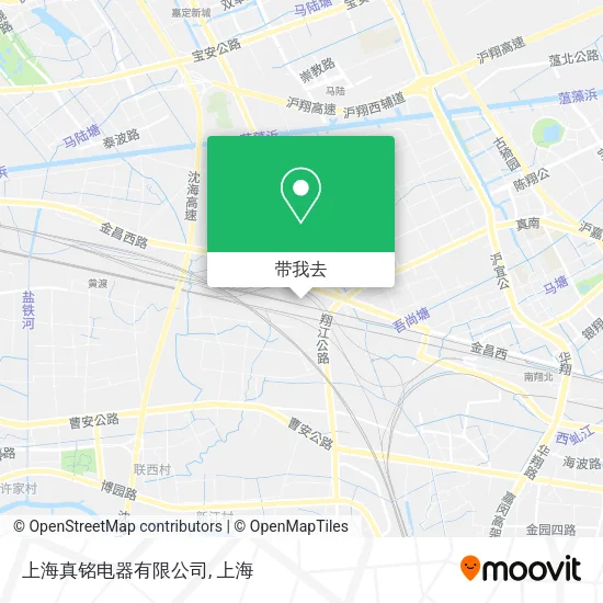 上海真铭电器有限公司地图