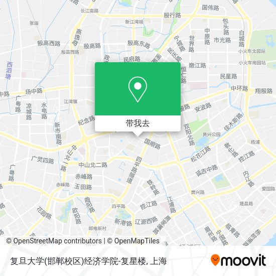 复旦大学(邯郸校区)经济学院-复星楼地图