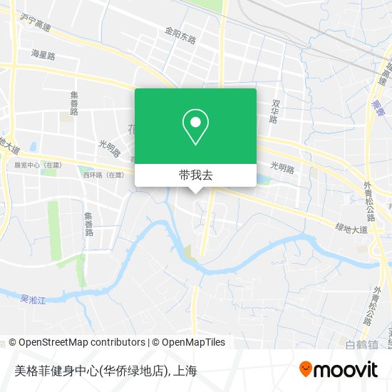 美格菲健身中心(华侨绿地店)地图
