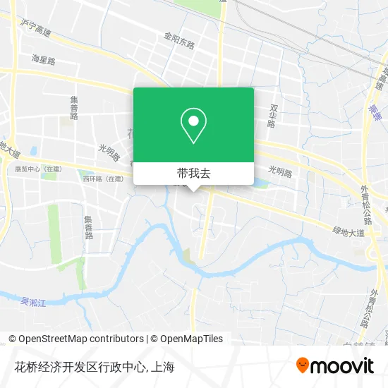 花桥经济开发区行政中心地图