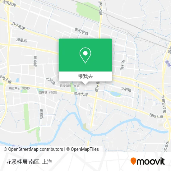 花溪畔居-南区地图
