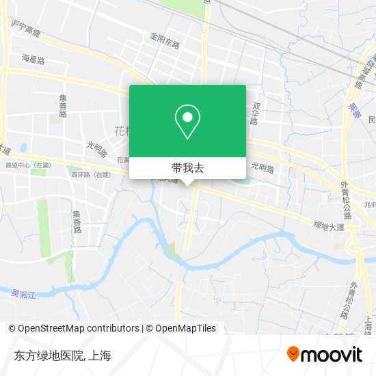 东方绿地医院地图
