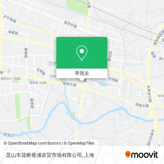 昆山市花桥巷浦农贸市场有限公司地图