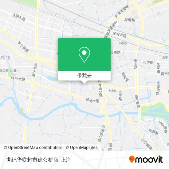 世纪华联超市徐公桥店地图