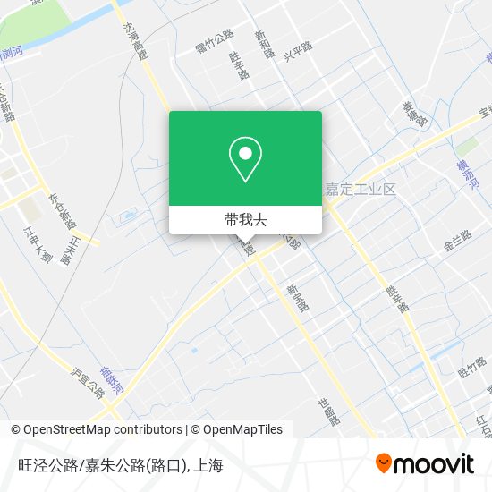 旺泾公路/嘉朱公路(路口)地图