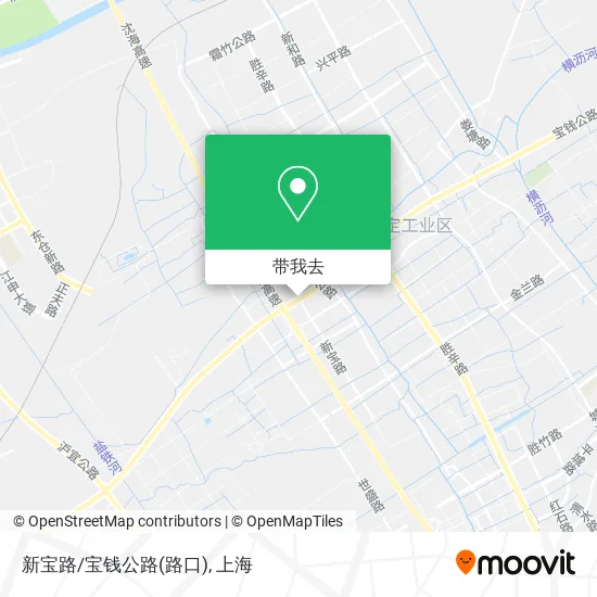 新宝路/宝钱公路(路口)地图