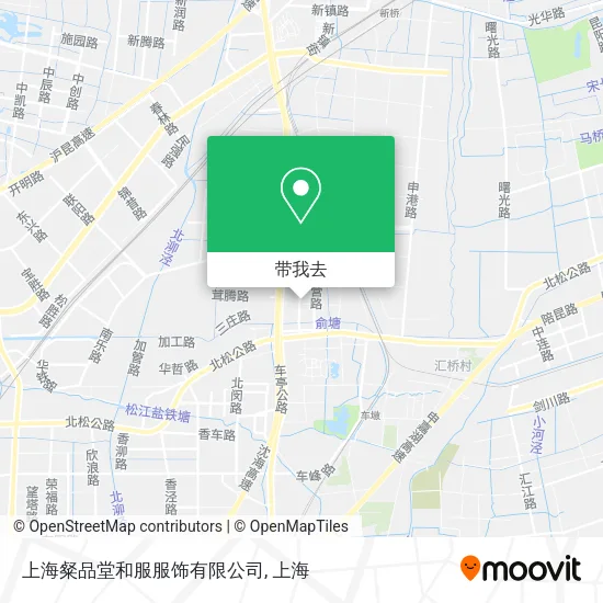上海粲品堂和服服饰有限公司地图