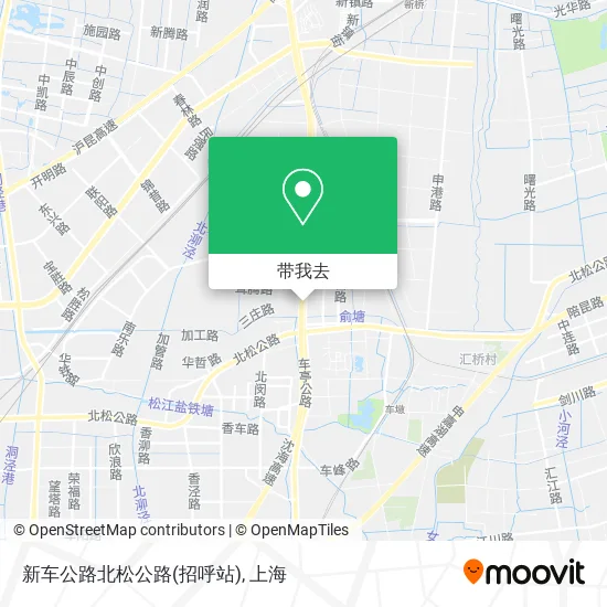 新车公路北松公路(招呼站)地图