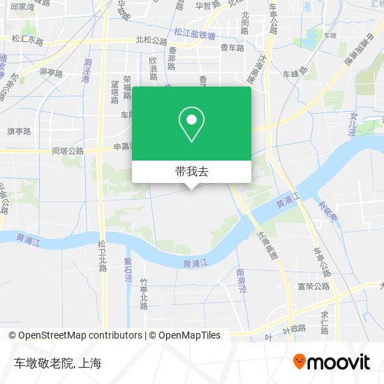 车墩敬老院地图