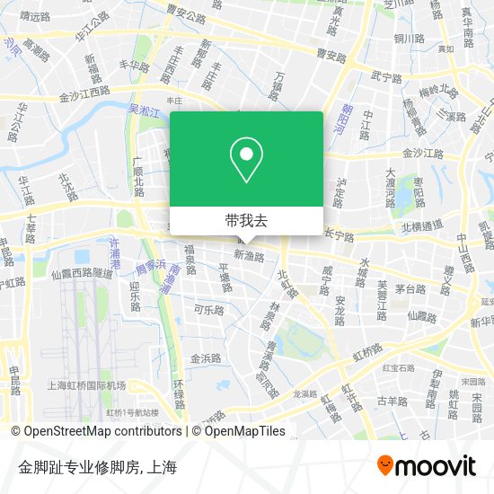金脚趾专业修脚房地图