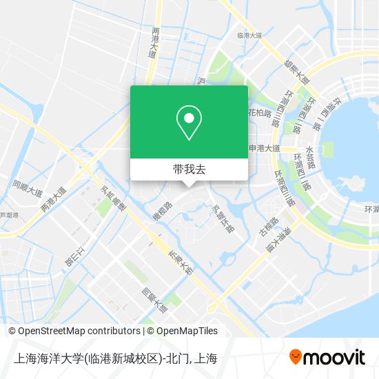 上海海洋大学(临港新城校区)-北门地图