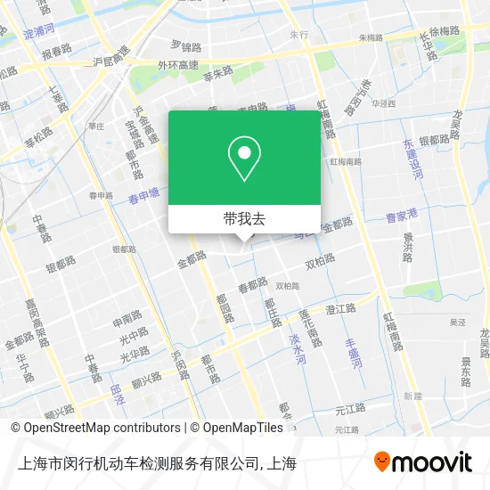 上海市闵行机动车检测服务有限公司地图