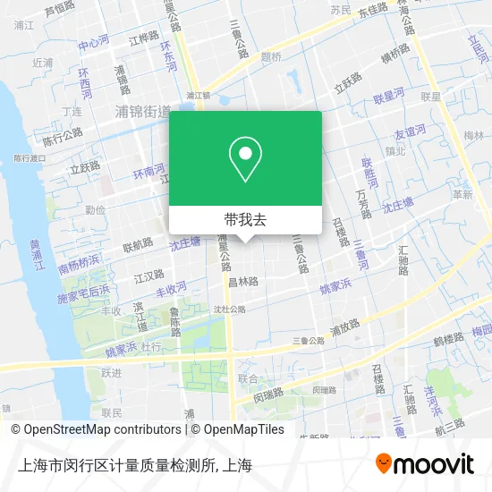 上海市闵行区计量质量检测所地图