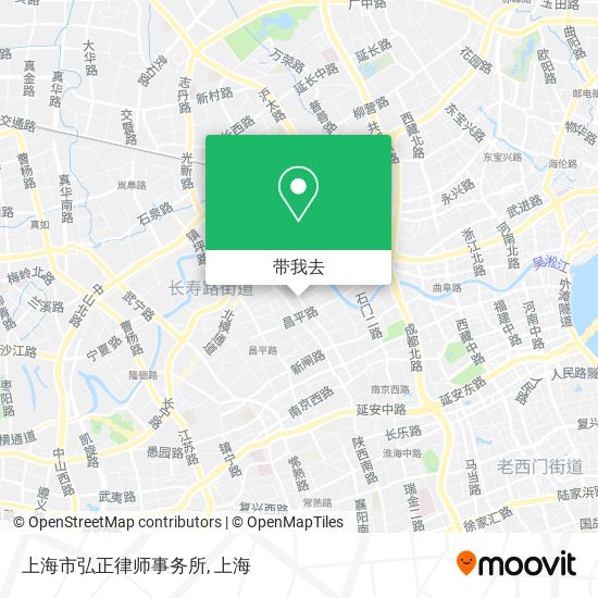 上海市弘正律师事务所地图