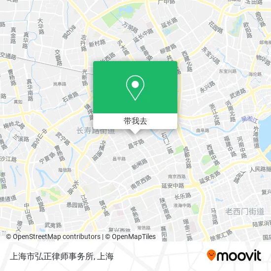 上海市弘正律师事务所地图