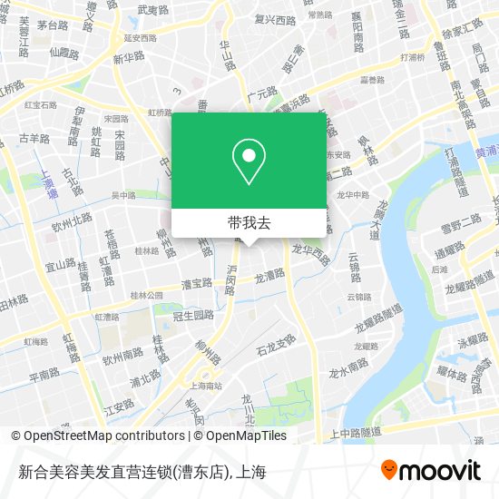 新合美容美发直营连锁(漕东店)地图