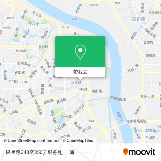 民星路340空350弄服务处地图