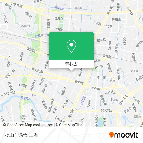 槐山羊汤馆地图
