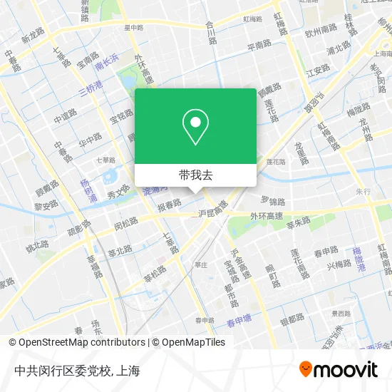 中共闵行区委党校地图