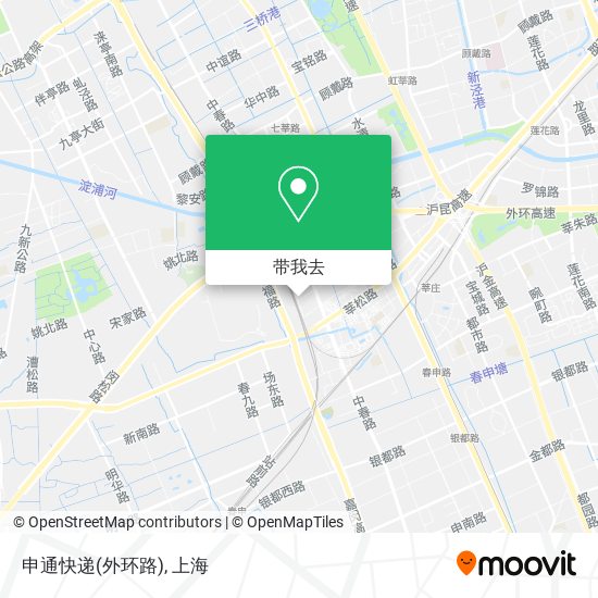 申通快递(外环路)地图