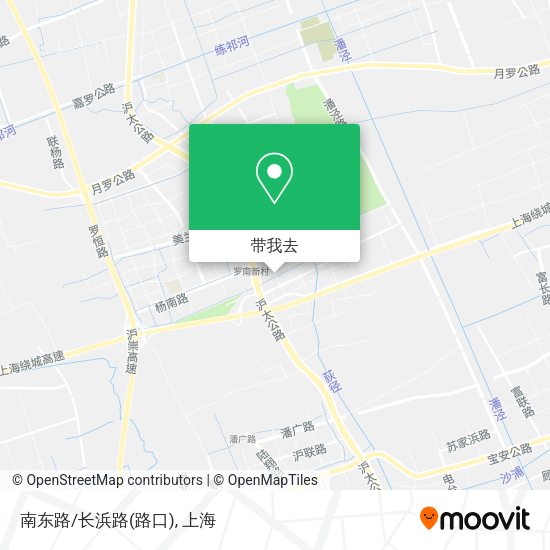 南东路/长浜路(路口)地图