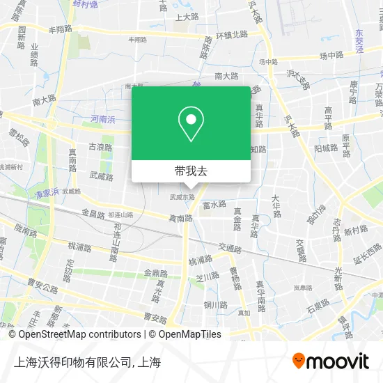 上海沃得印物有限公司地图
