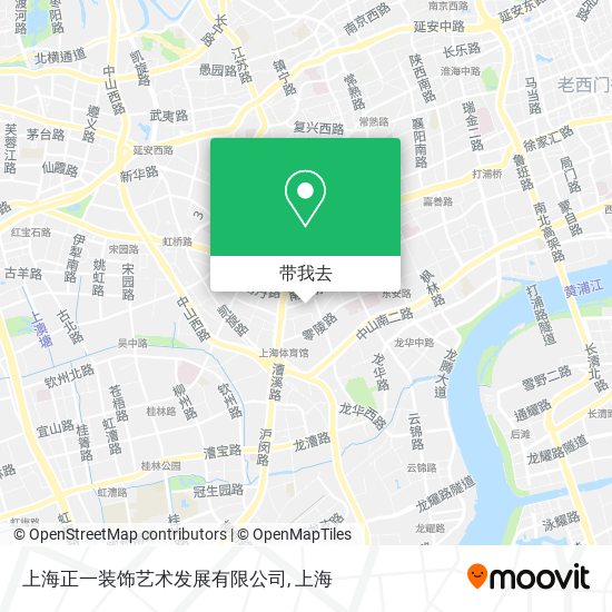 上海正一装饰艺术发展有限公司地图