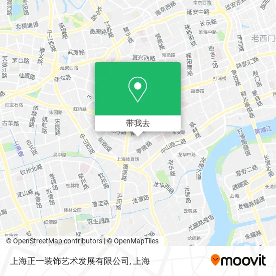 上海正一装饰艺术发展有限公司地图