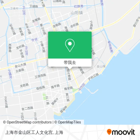 上海市金山区工人文化宫地图