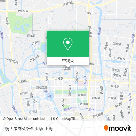 杨四咸肉菜饭骨头汤地图